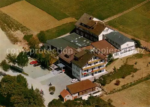 AK / Ansichtskarte Muehlbach_Oberpfalz Hotel Pension Zum Wolfsberg Fliegeraufnahme Muehlbach Oberpfalz