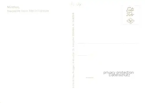 AK / Ansichtskarte Muenchen Isarpartie beim Maximilianeum Fliegeraufnahme Muenchen