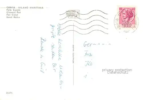 AK / Ansichtskarte Cervia Porto Canale Cervia