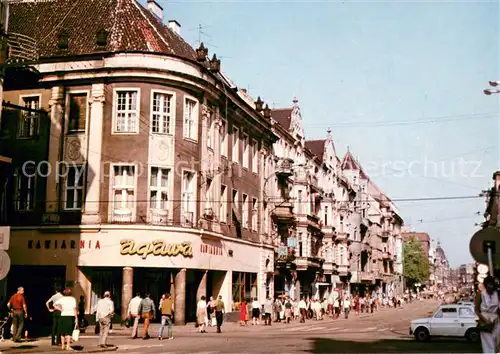 AK / Ansichtskarte Gliwice_Gleiwitz Ulica Zwyciestwa Gliwice_Gleiwitz