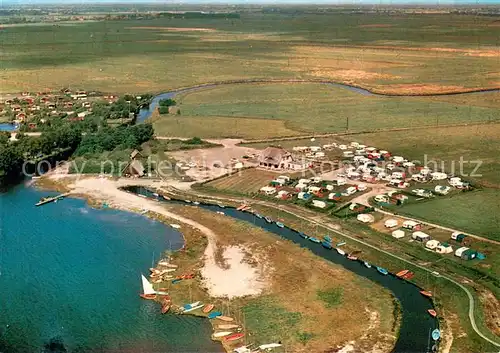 AK / Ansichtskarte Bedekaspel Landhaus Grosses Meer Campingplatz Bootsverleih Fliegeraufnahme Bedekaspel
