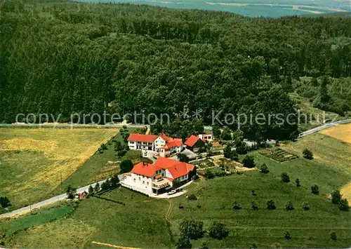 AK / Ansichtskarte Bremhof_Odenwald Gasthaus und Pension Stier Fliegeraufnahme Bremhof Odenwald