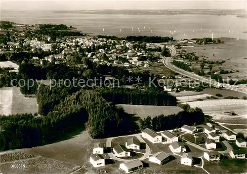 AK / Ansichtskarte Diessen_Ammersee Fliegeraufnahme mit SOS Kinderdorf Ammersee Diessen Ammersee