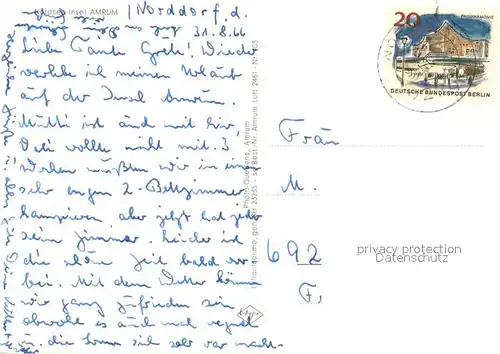 AK / Ansichtskarte Amrum Fliegeraufnahme Amrum