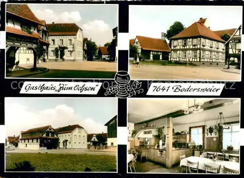 AK / Ansichtskarte Bodersweier Gasthaus Zum Ochsen Gaststube Bodersweier