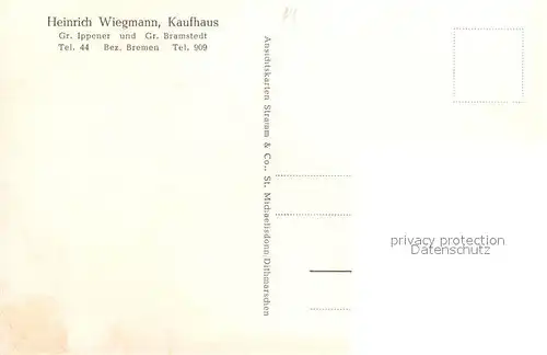 AK / Ansichtskarte Gross_Bramstedt Kaufhaus Schule Denkmal Windmuehle Gross_Bramstedt