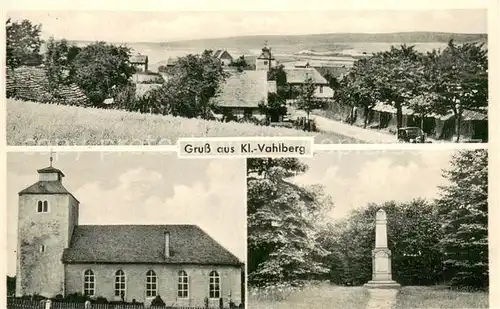 AK / Ansichtskarte Klein_Vahlberg Panorama Kirche Monument Klein_Vahlberg