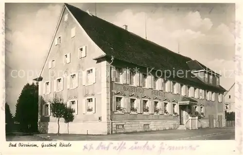 AK / Ansichtskarte Bad_Duerrheim Gasthof Roessle Bad_Duerrheim