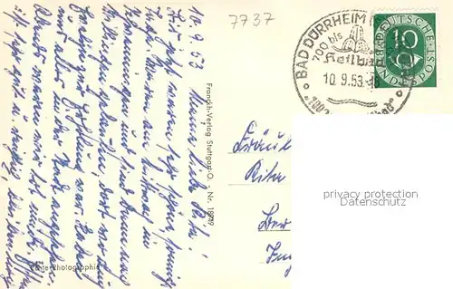 AK / Ansichtskarte Bad_Duerrheim Gasthof Roessle Bad_Duerrheim