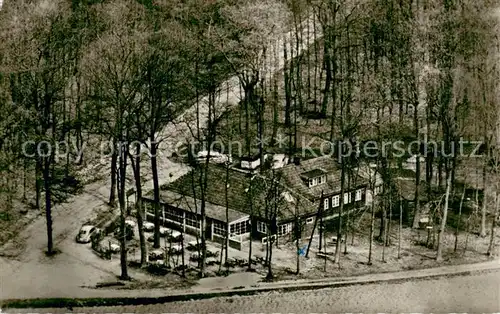 AK / Ansichtskarte Langenrehm Waldschaenke Restaurant Cafe Pension Im Rosengarten Langenrehm