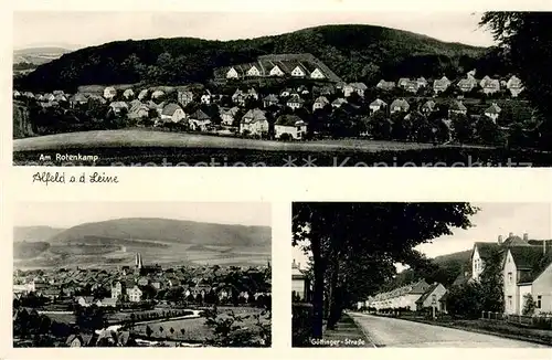 AK / Ansichtskarte Alfeld_Leine Am Rotenkamp Panorama Goettinger Strasse Alfeld_Leine