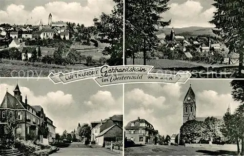 AK / Ansichtskarte Gebhardshain Ortsmotive Kirchen Gebhardshain