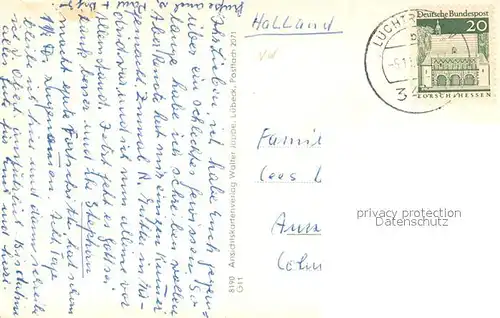 AK / Ansichtskarte Luechtringen Ehrenmal Kirche An der Weser Faehre Geschaeftshaus Meier Luechtringen