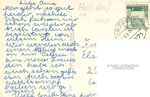 AK / Ansichtskarte Hoisdorf Fachwerkhaus Ortsmotive Hoisdorf