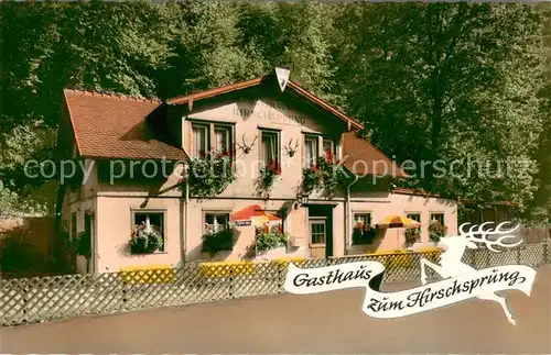 AK / Ansichtskarte Kirchzarten Gasthaus Zum Hirschsprung Kirchzarten