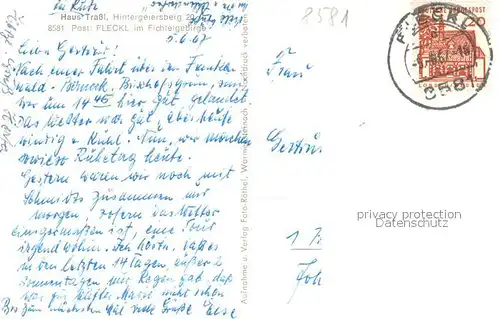 AK / Ansichtskarte Fleckl Haus Trassl Fleckl