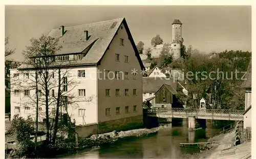 AK / Ansichtskarte Neuhaus_Pegnitz Bruecke Burg Neuhaus Pegnitz