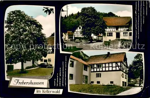 AK / Ansichtskarte Frebershausen im Kellerwald Pension Karl Horn Frebershausen