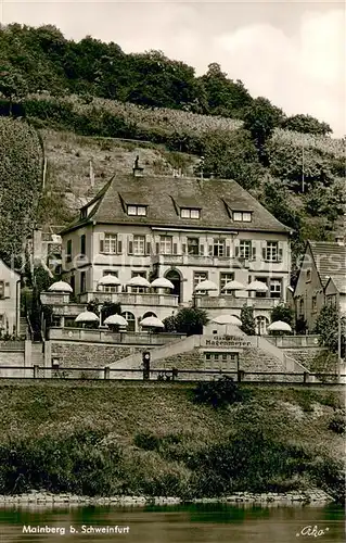 AK / Ansichtskarte Mainberg Terrassen Gaststaette Hagenmeyer Mainberg