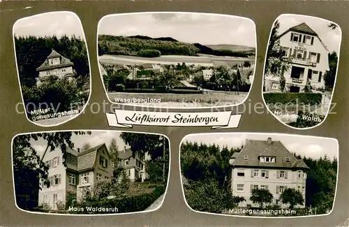 AK / Ansichtskarte Steinbergen Muettergenesungsheim Weserbergland Haus am Walde Haus Waldesruh Steinbergen