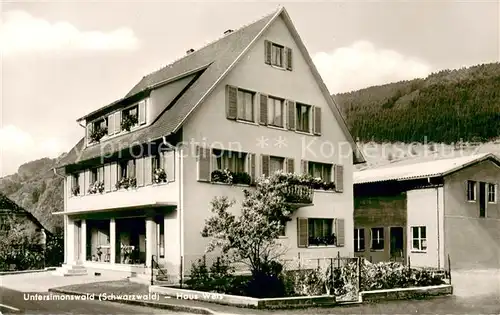 AK / Ansichtskarte Untersimonswald Karl Weiss Moebelhaus Untersimonswald