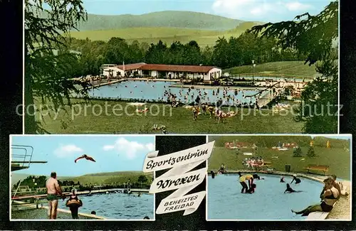 AK / Ansichtskarte Wrexen Sportzentrum Beheiztes Freibad Wrexen