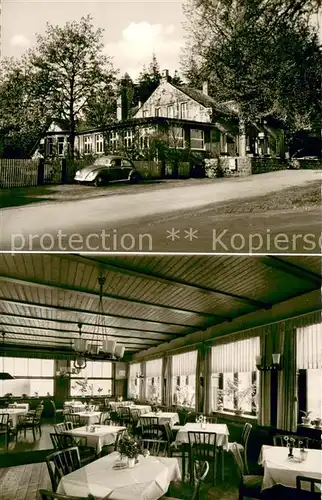 AK / Ansichtskarte Obernkirchen Gasthaus Zum Bueckeberg Gastraum Obernkirchen