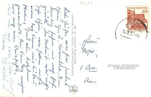 AK / Ansichtskarte Zell_Fichtelgebirge Bahnhofstrasse mit Altenheim Zell Fichtelgebirge