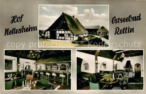 AK / Ansichtskarte Rettin Hof Nettesheim Gaststube Bar Rettin