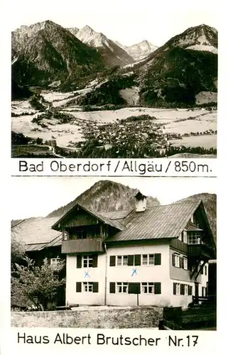 AK / Ansichtskarte Bad_Oberdorf Panorama Haus Albert Brutscher Bad_Oberdorf