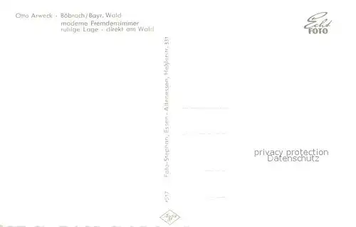 AK / Ansichtskarte Boebrach Haus Otto Arweck Boebrach