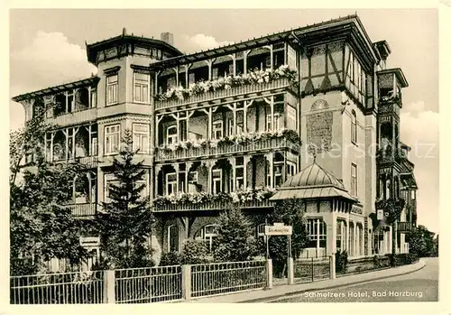 AK / Ansichtskarte Bad_Harzburg Schmelzers Hotel Bad_Harzburg