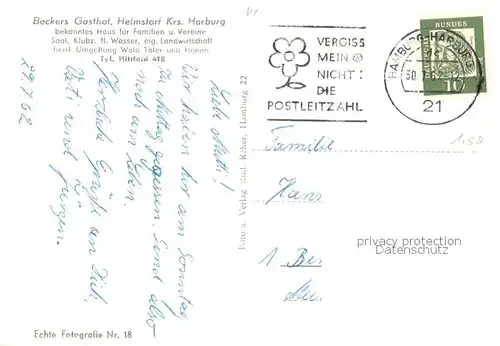 AK / Ansichtskarte Helmstorf_Harburg Beckers Gasthof Helmstorf Gaststube Bar Panorama Helmstorf_Harburg