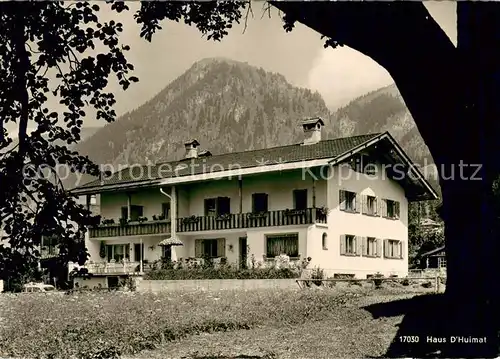 AK / Ansichtskarte Bad_Oberdorf Haus D Huimat Bad_Oberdorf