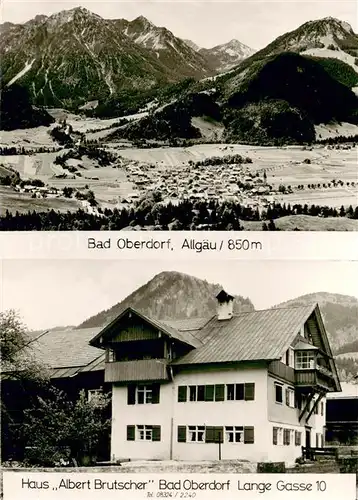 AK / Ansichtskarte Bad_Oberdorf Panorama Haus Albert Brutscher Bad_Oberdorf