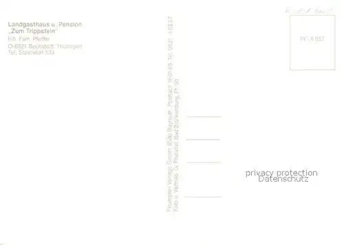 AK / Ansichtskarte Bechstedt Landgasthof Zum Trippstein Bechstedt