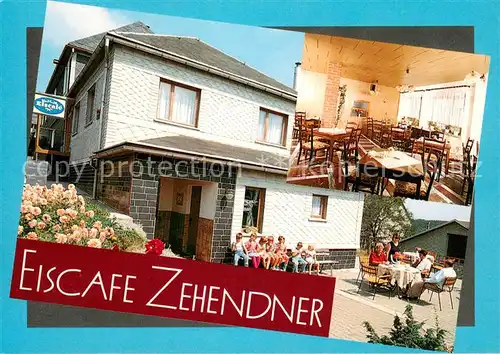 AK / Ansichtskarte Schmiedefeld_Rennsteig Eiscaf? Zehender Schmiedefeld_Rennsteig