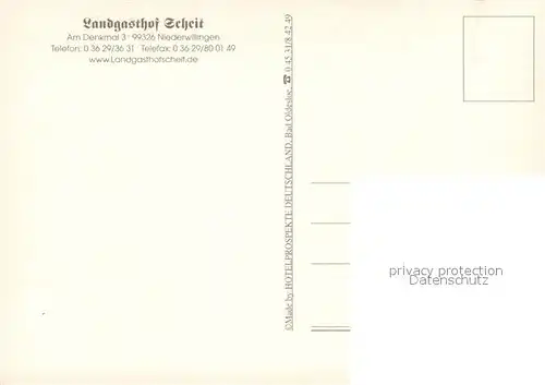 AK / Ansichtskarte Niederwillingen Landgasthof Scheit Niederwillingen