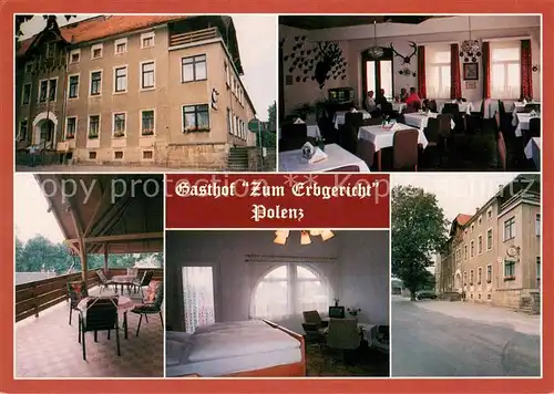 AK / Ansichtskarte Polenz_Neustadt Gasthof Zum Erbgericht Restaurant Fremdenzimmer Polenz_Neustadt