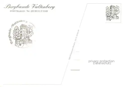 AK / Ansichtskarte Neukirch_Lausitz Bergbaude Valtenberg Aussichtsturm Landschaftspanorama Neukirch_Lausitz