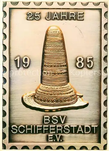 AK / Ansichtskarte Schifferstadt 25 Jahre BSV Schifferstadt e.V. Briefmarken Jubilaeums Ausstellung Stempel Schifferstadt