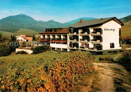 AK / Ansichtskarte Neuweier Hotel Restaurant Rebenhof an der badischen Weinstrasse Neuweier