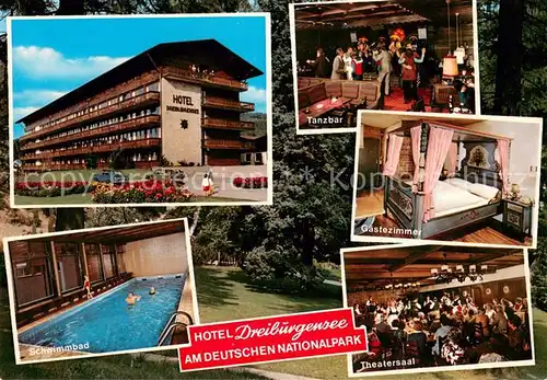 AK / Ansichtskarte Tittling Ferienhotel Dreiburgensee Hallenbad Tanzbar Gaestezimmer Theatersaal Tittling