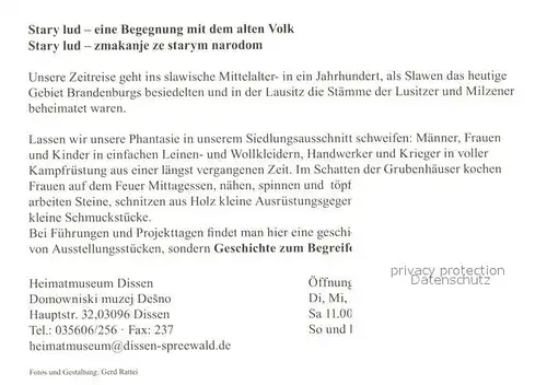 AK / Ansichtskarte Dissen_Niederlausitz Heimatmuseum Dissen_Niederlausitz