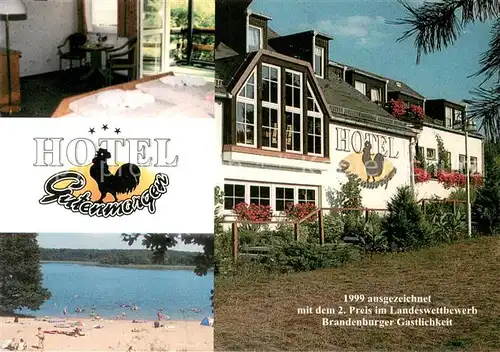 AK / Ansichtskarte Dorf_Zechlin Hotel Gutenmorgen Dorf Zechlin