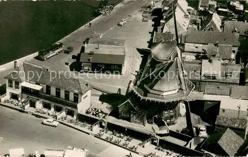 AK / Ansichtskarte Harderwijk Cafe Restaurant Ijsselmeer annex Molen De Hoop Fliegeraufnahme Harderwijk