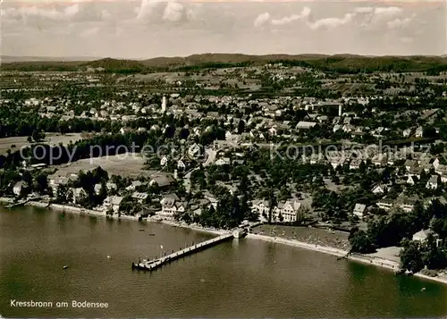 AK / Ansichtskarte Kressbronn_Bodensee Fliegeraufnahme Kressbronn Bodensee