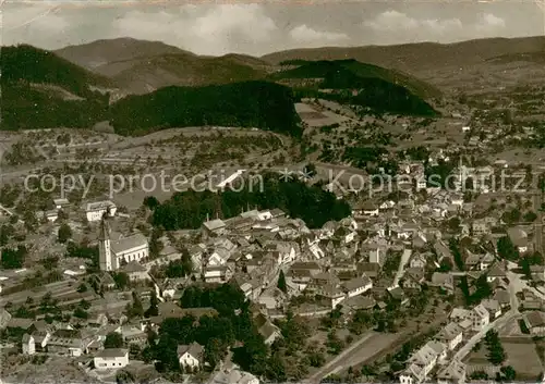 AK / Ansichtskarte Zell_Harmersbach Fliegeraufnahme mit Unterharmersbach Zell Harmersbach