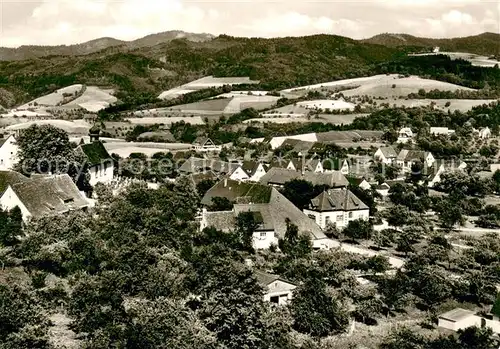 AK / Ansichtskarte Wittnau_Breisgau Fliegeraufnahme mit Schauinslandblick Wittnau Breisgau