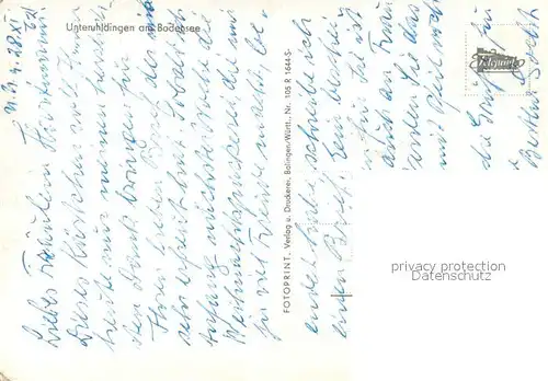 AK / Ansichtskarte Unteruhldingen_Bodensee Fliegeraufnahme 